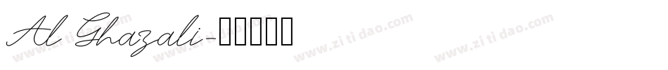 Al Ghazali字体转换